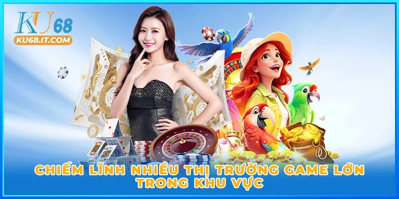 Chiếm lĩnh nhiều thị trường game lớn trong khu vực